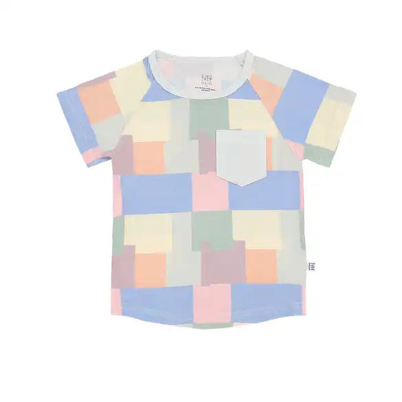 Color Blocks Pocket Tee