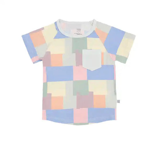 Color Blocks Pocket Tee